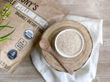 Emballage recyclable d'Anthony's psyllium entier, solution pratique et durable.