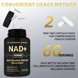 ANTIAGING SUPPORT NAD 1600mg - nicotinamide riboside pour énergie et vitalité