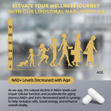 ANTIAGING SUPPORT NAD 1600mg - résveratrol et NAD en synergie bénéfique