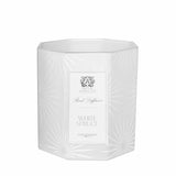Bougie Antica Farmacista trois mèches dans un verre élégant pour une ambiance luxueuse.