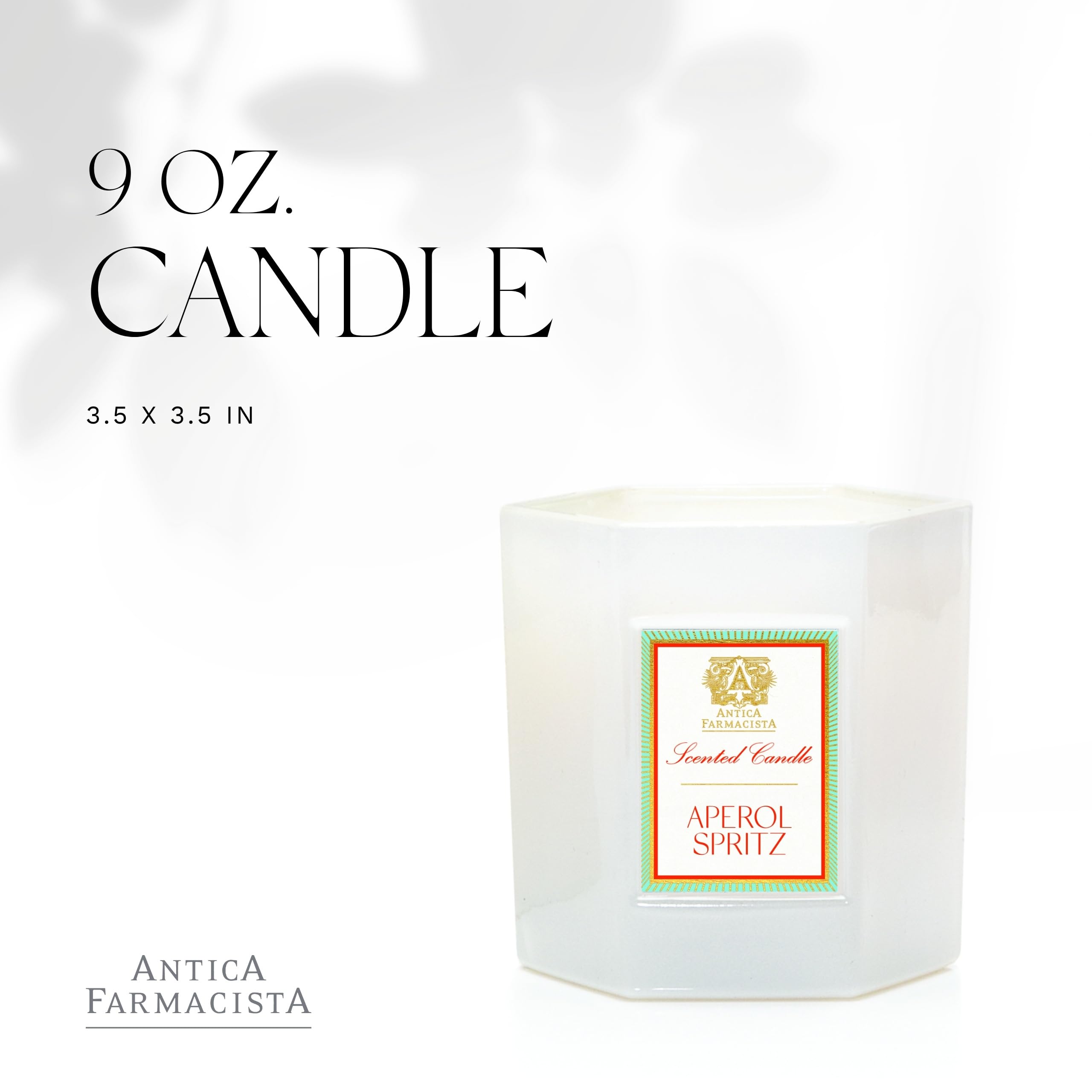 Bougie Antica Farmacista en verre élégant pour une atmosphère chic et raffinée.