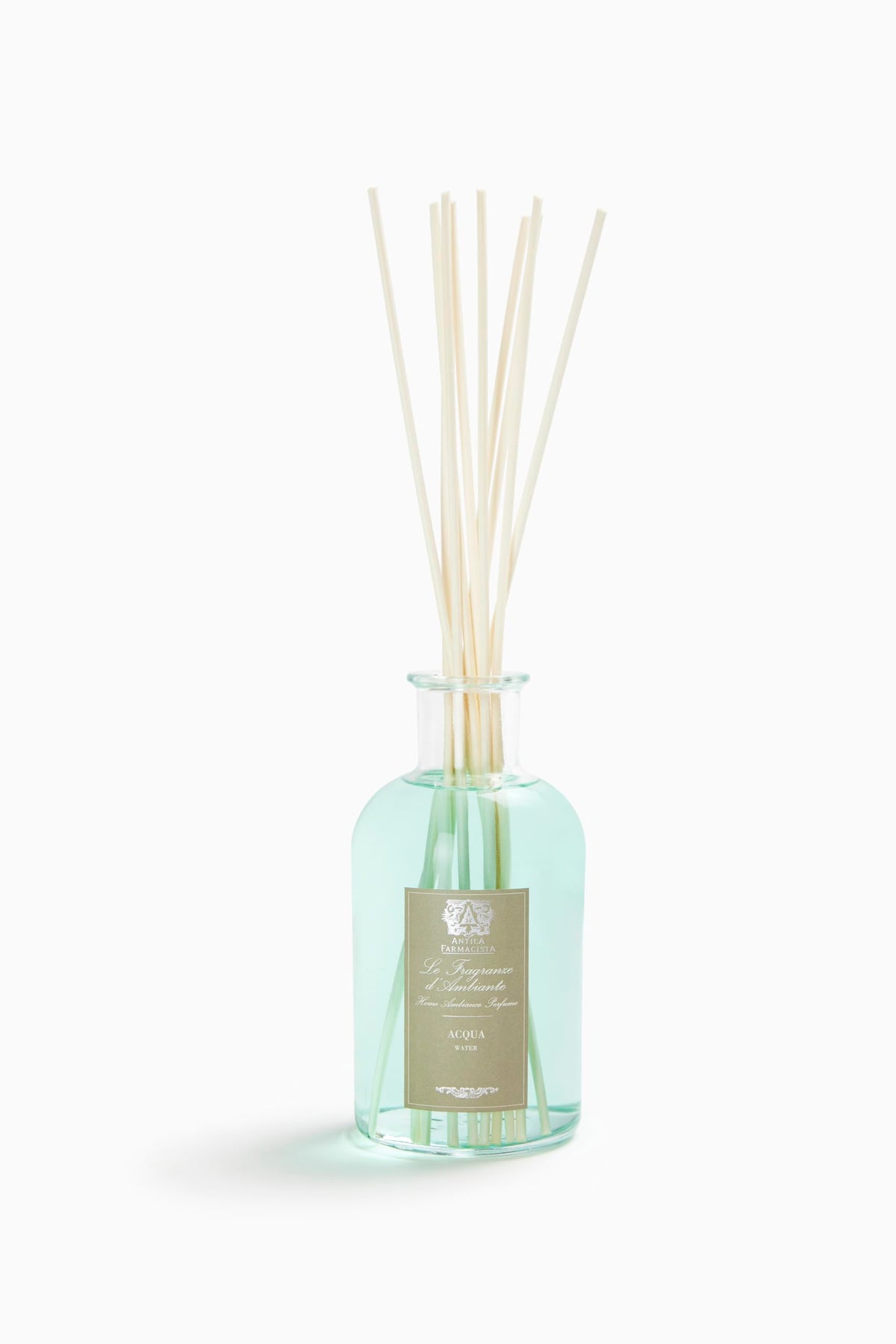 Antica Farmacista diffuseur Acqua – Bouteille élégante libérant une fragrance raffinée.