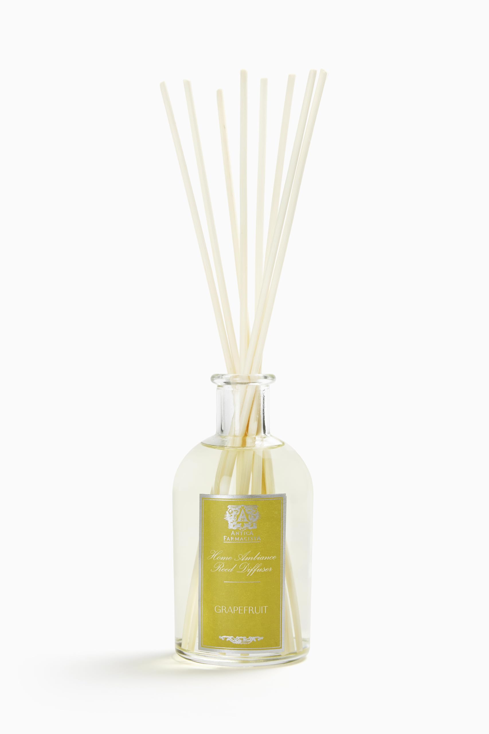 Diffuseur Antica Farmacista, bouteille parfum pamplemousse, diffusion longue durée dans votre salon.