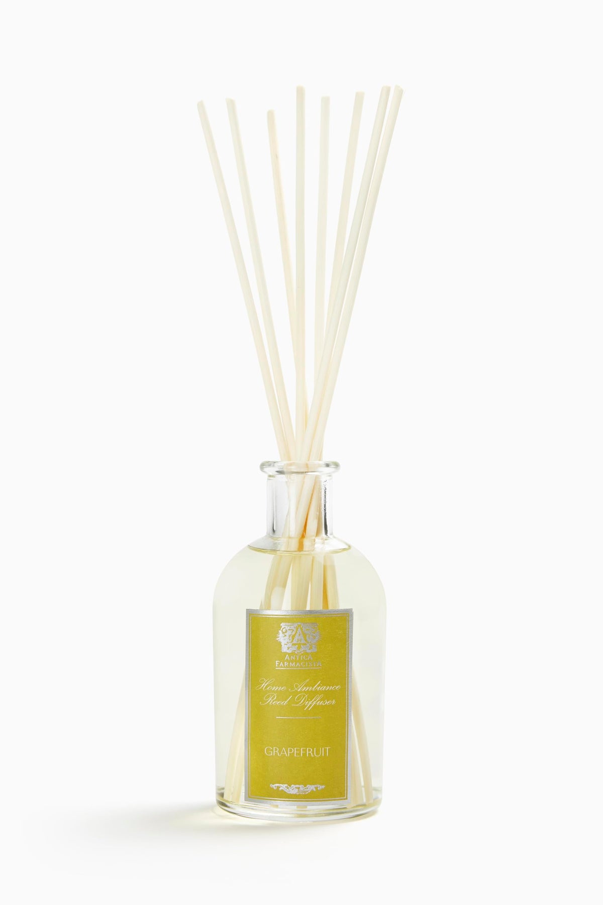 Diffuseur Antica Farmacista, bouteille parfum pamplemousse, diffusion longue durée dans votre salon.