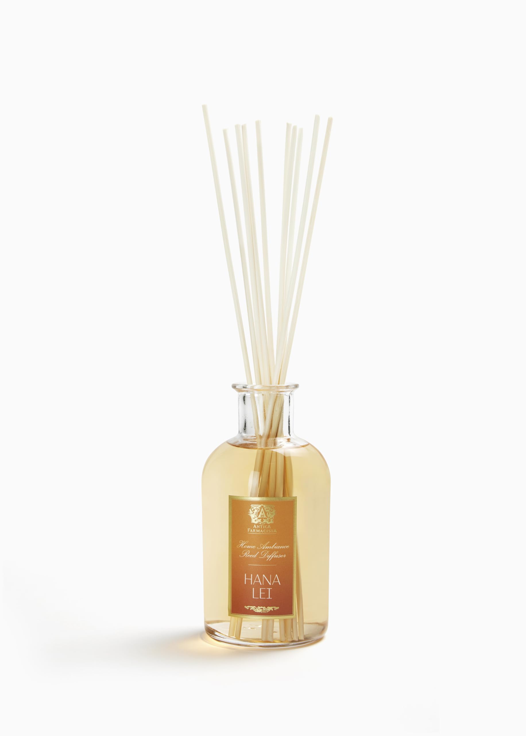 Diffuseur Antica Farmacista avec bouteille en verre, parfum durable et élégant.
