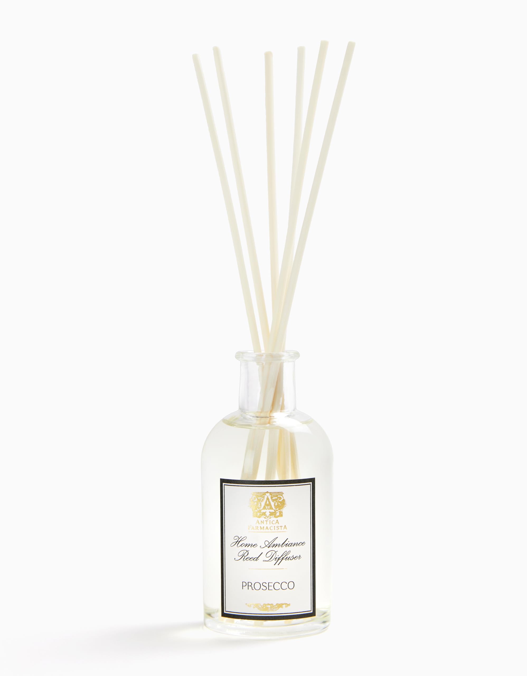 Diffuseur d'ambiance Prosecco Antica Farmacista, bouteille élégante pour créer une ambiance raffinée durable.