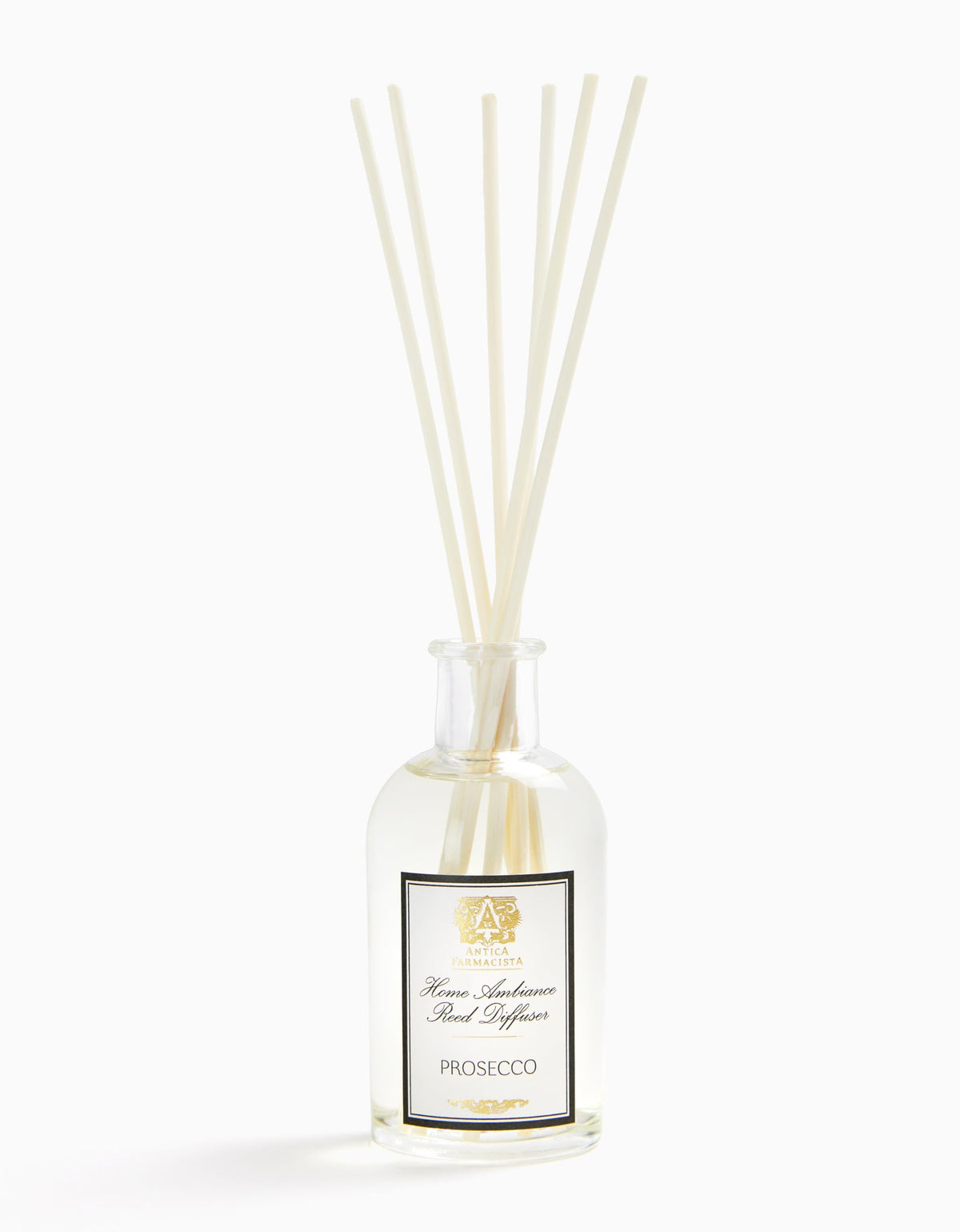 Diffuseur d'ambiance Prosecco Antica Farmacista, bouteille élégante pour créer une ambiance raffinée durable.