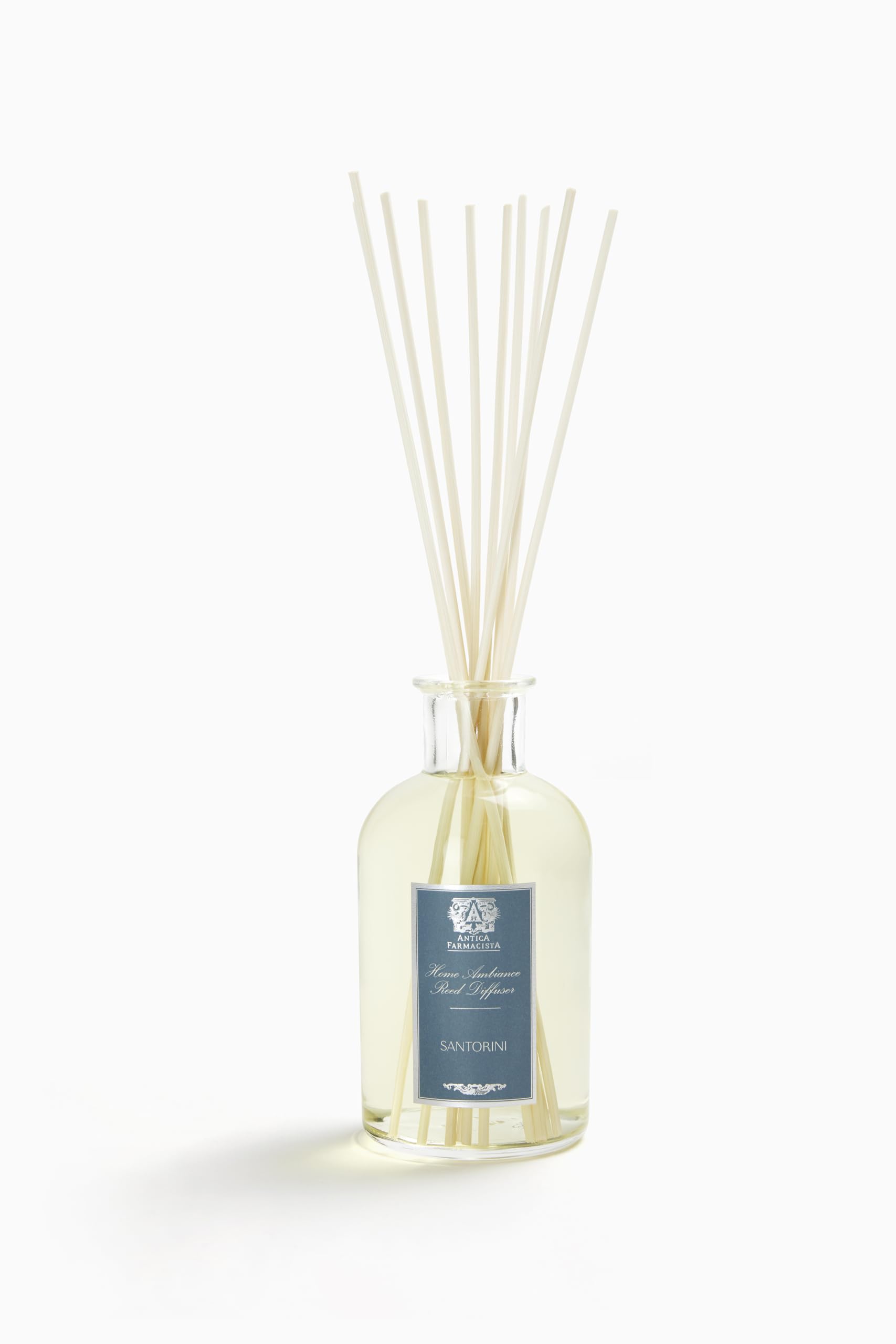Diffuseur d'ambiance Antica Farmacista Santorini – bouteille élégante diffusant une fragrance durable pour la maison.