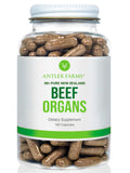 Antler Farms cœur de bœuf en capsules, source naturelle de protéines et fer.