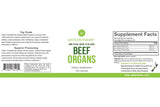 Antler Farms foie de bœuf en capsules, riche en nutriments essentiels.