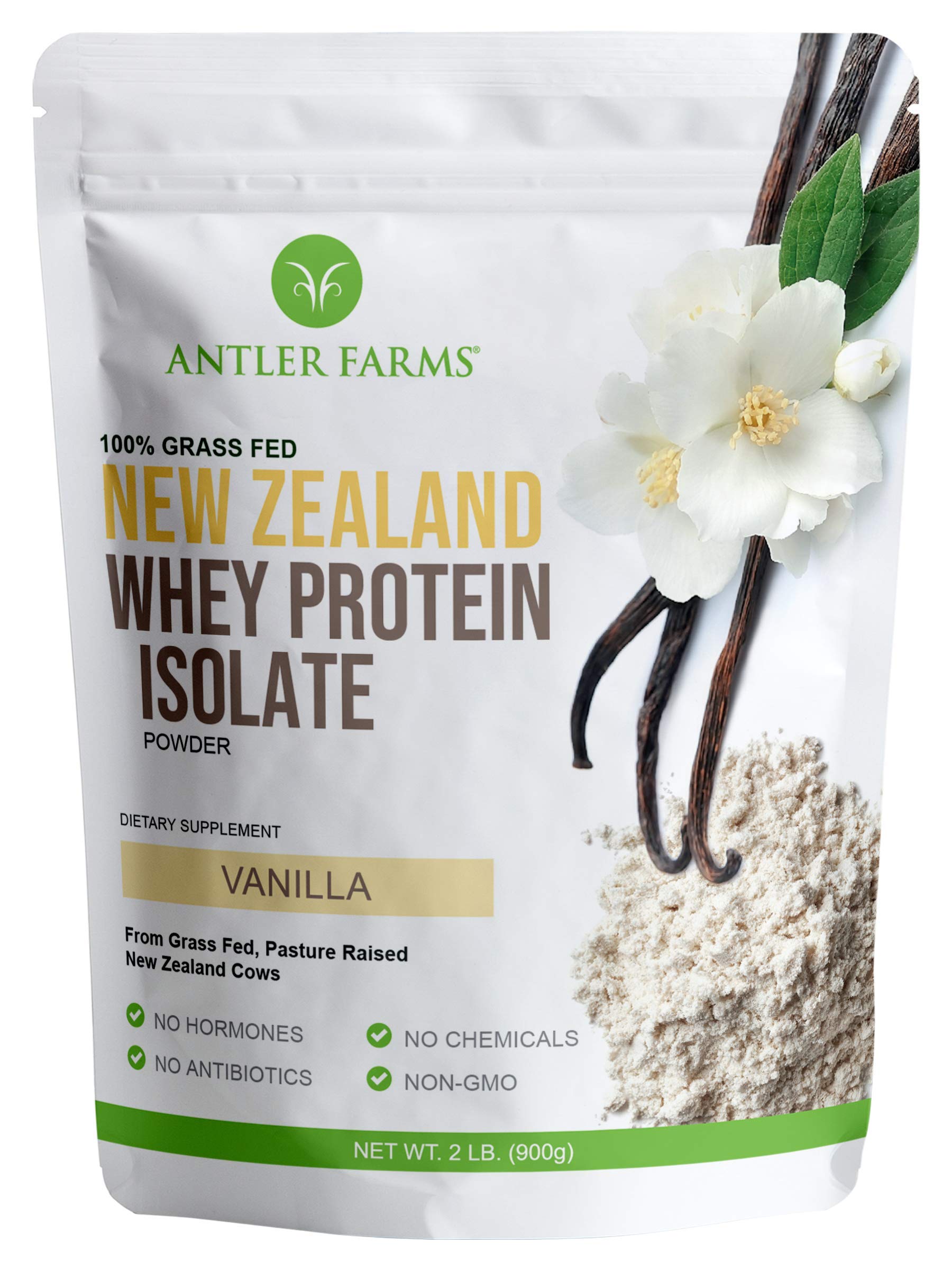 Antler Farms IsoVanille en flacon, protéine de haute qualité prête après l'entraînement.