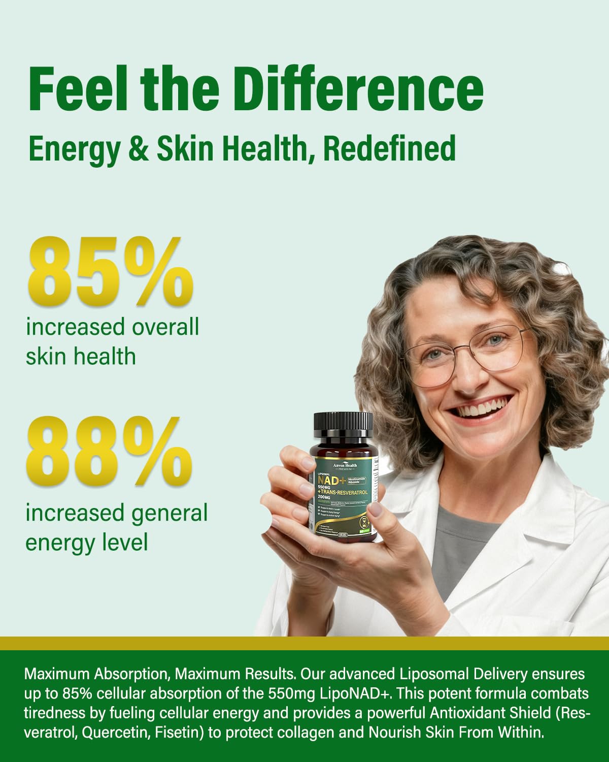 Anven Health Berberine : capsules pour métabolisme et énergie équilibrée