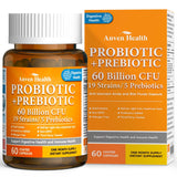 Anven Health – Probiotiques 60 Milliards: équilibre digestif potentiel.