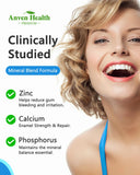 Anven Health Pastilles Probiotiques Orales — Minéraux calcium et zinc pour renforcer dents et gencives.