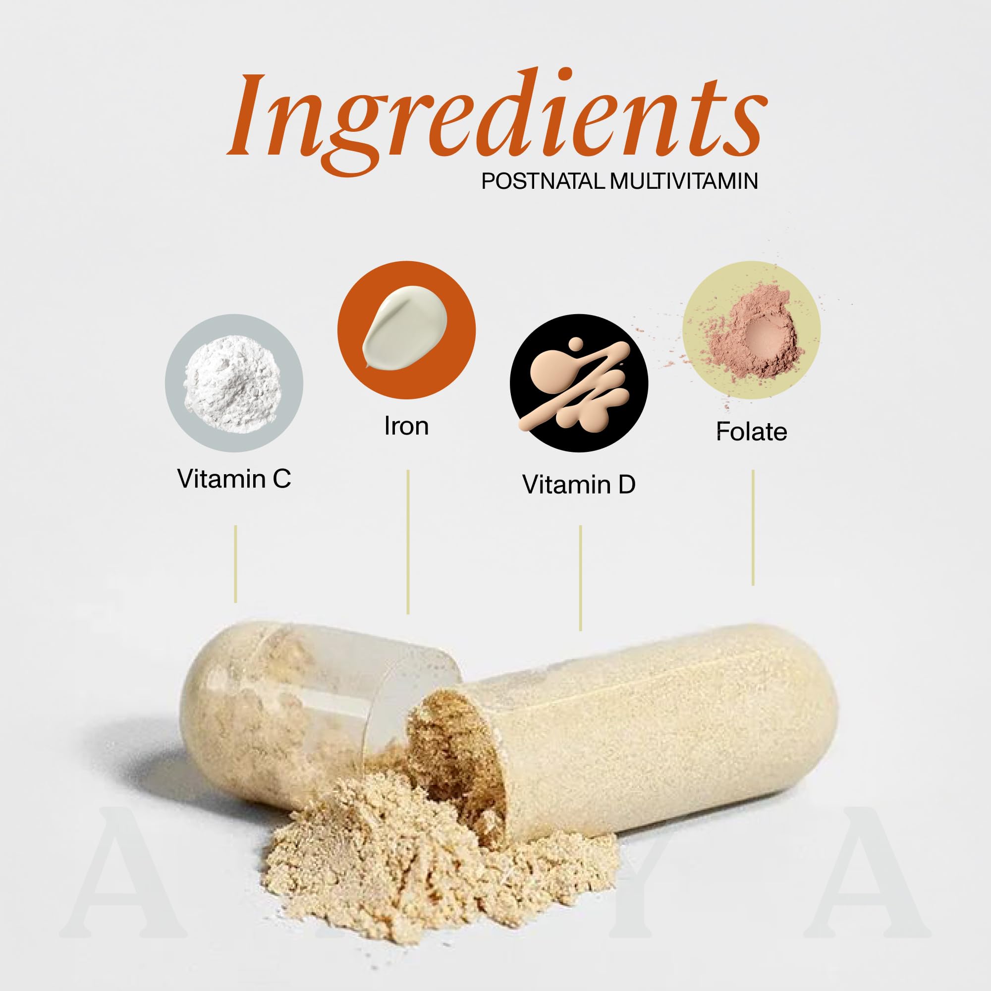ANYA postnatale: boîte 30 capsules pratique pour le mois, idéal pour le suivi.
