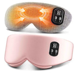 Anydance Masque Oeil Chauffant Rose sur le visage offrant un confort oculaire immédiat