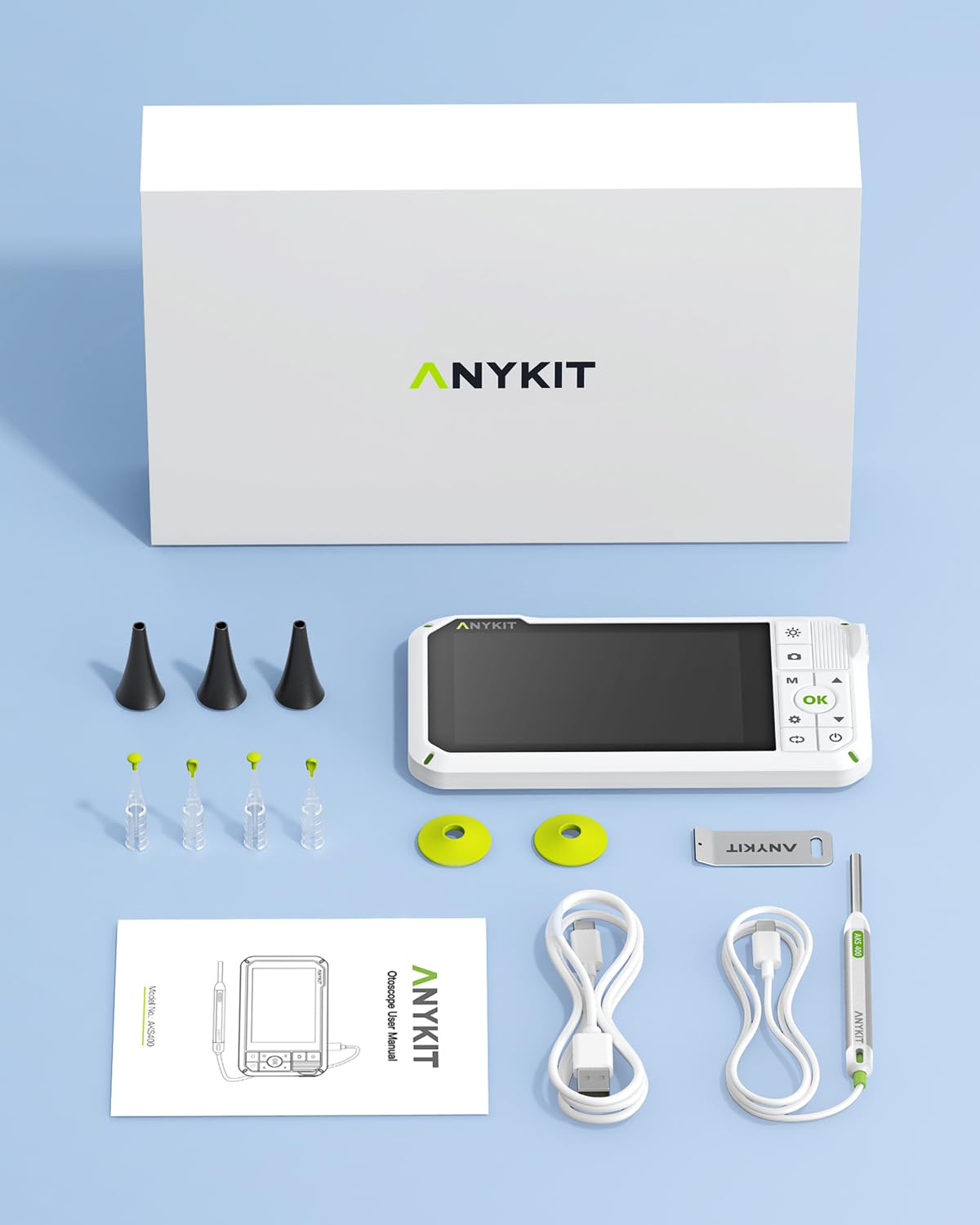 Otoscope Anykit facilite l’utilisation domestique avec écran intégré et sans application.