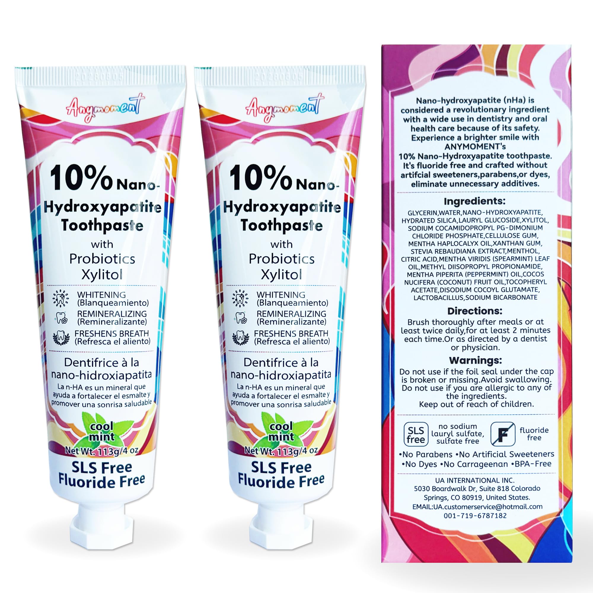 Anymoment dentifrice nano-apatite 10% – application facile pour une bouche fraîche après chaque brossage.