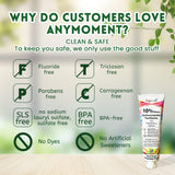 Anymoment dentifrice nano-apatite 10% - blanchiment doux sans sensibilité.