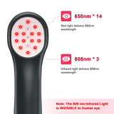 Anyork dispositif lumière rouge jambes, confort ciblé après activité physique.