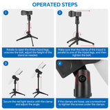 Anyork support stable pour lampe, pratique et mains libres