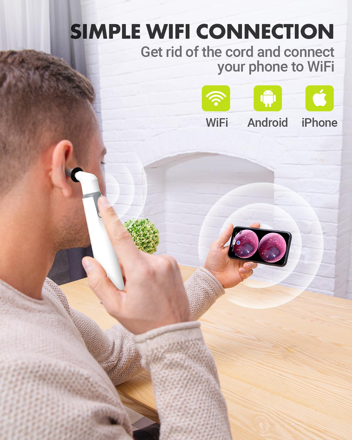 AnyScope kit complet avec embouts et specula pour toutes les familles.