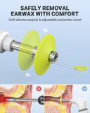 AnyScope outil de securite cerumen: bouclier ajustable et nettoyage en douceur.