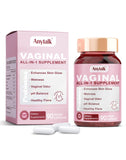 ANYTALK Vaginal Probiotics - bouteille: équilibre intime et fraîcheur durable.