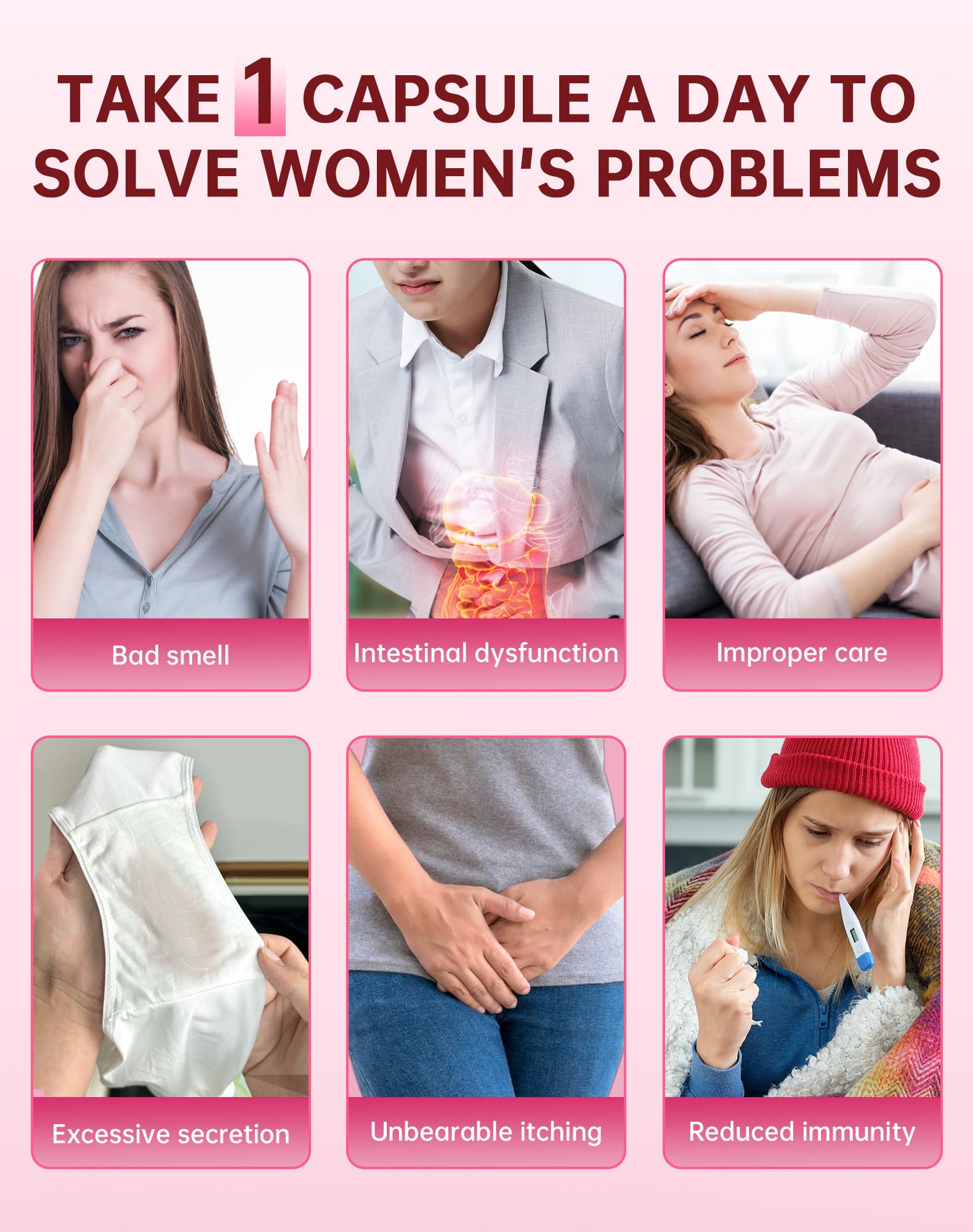 ANYTALK Vaginal Probiotics - emballage: présentation claire et informative.