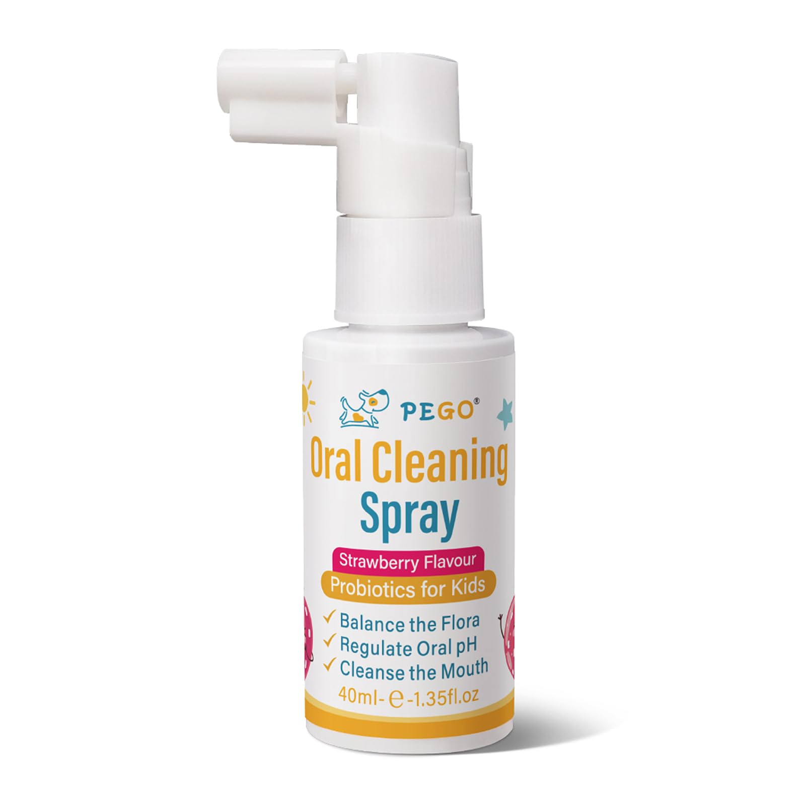 AOAO Kids Oral Spray — bouteille prête pour la routine d’hygiène des tout-petits.