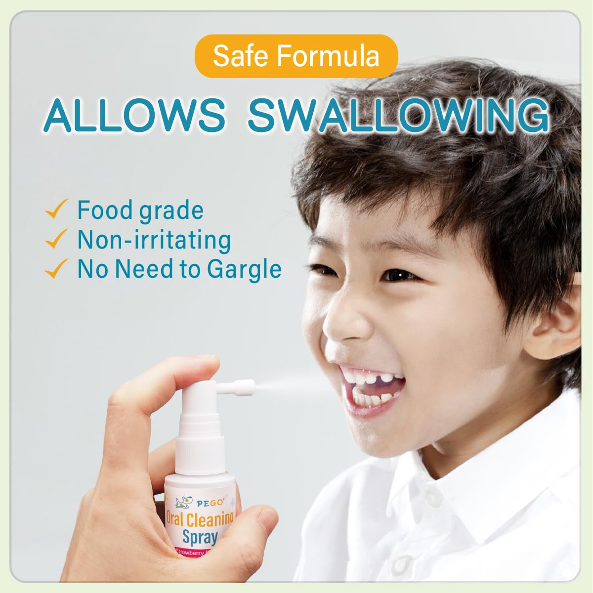 AOAO Kids Oral Spray — usage en voyage pour maintenir la routine bucco-dentaire.