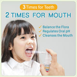 AOAO Kids Oral Spray — moment récompense après le brossage.