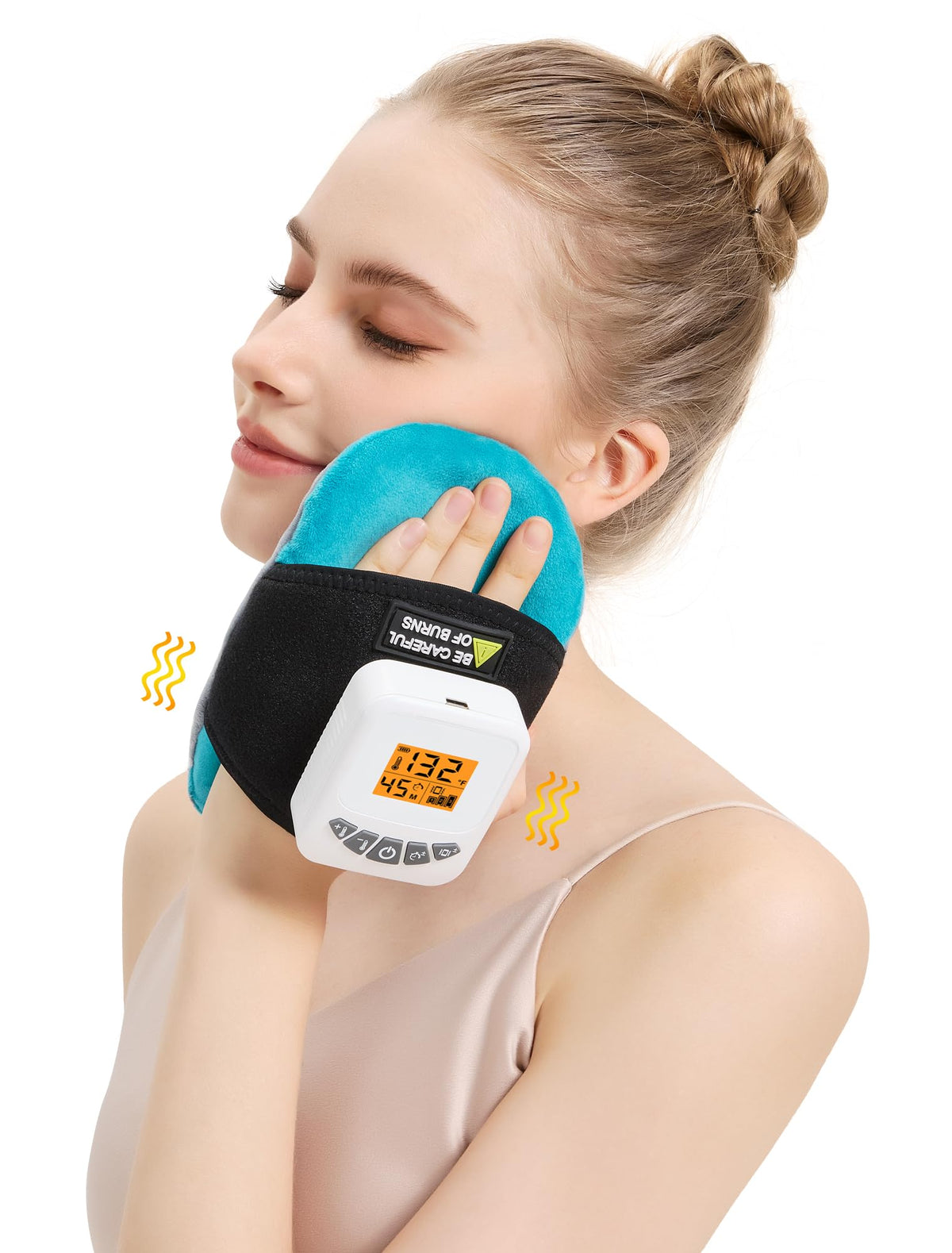 AOBOCO chauffe-mandibule sans-fil et design élégant pour trajets et quotidien