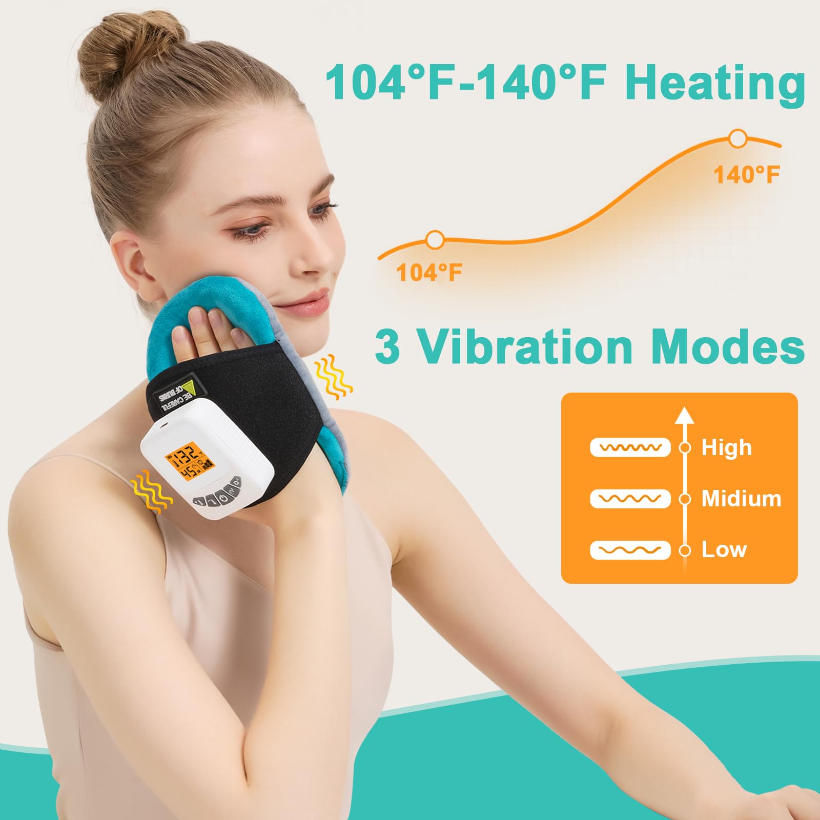 AOBOCO massage 3 modes pour ajuster détente visage et cou