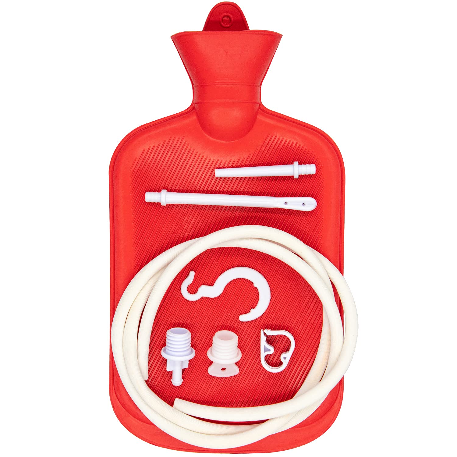Sac enema AOGSLONA rouge 2-quart pratique pour usage domestique