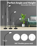 Lampadaire Aoife en salon, lumière dimmable et polyvalente pour les espaces.