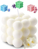 Aokala Cube Bulle Freesia blanc, parfum doux et ambiance florale relaxante.
