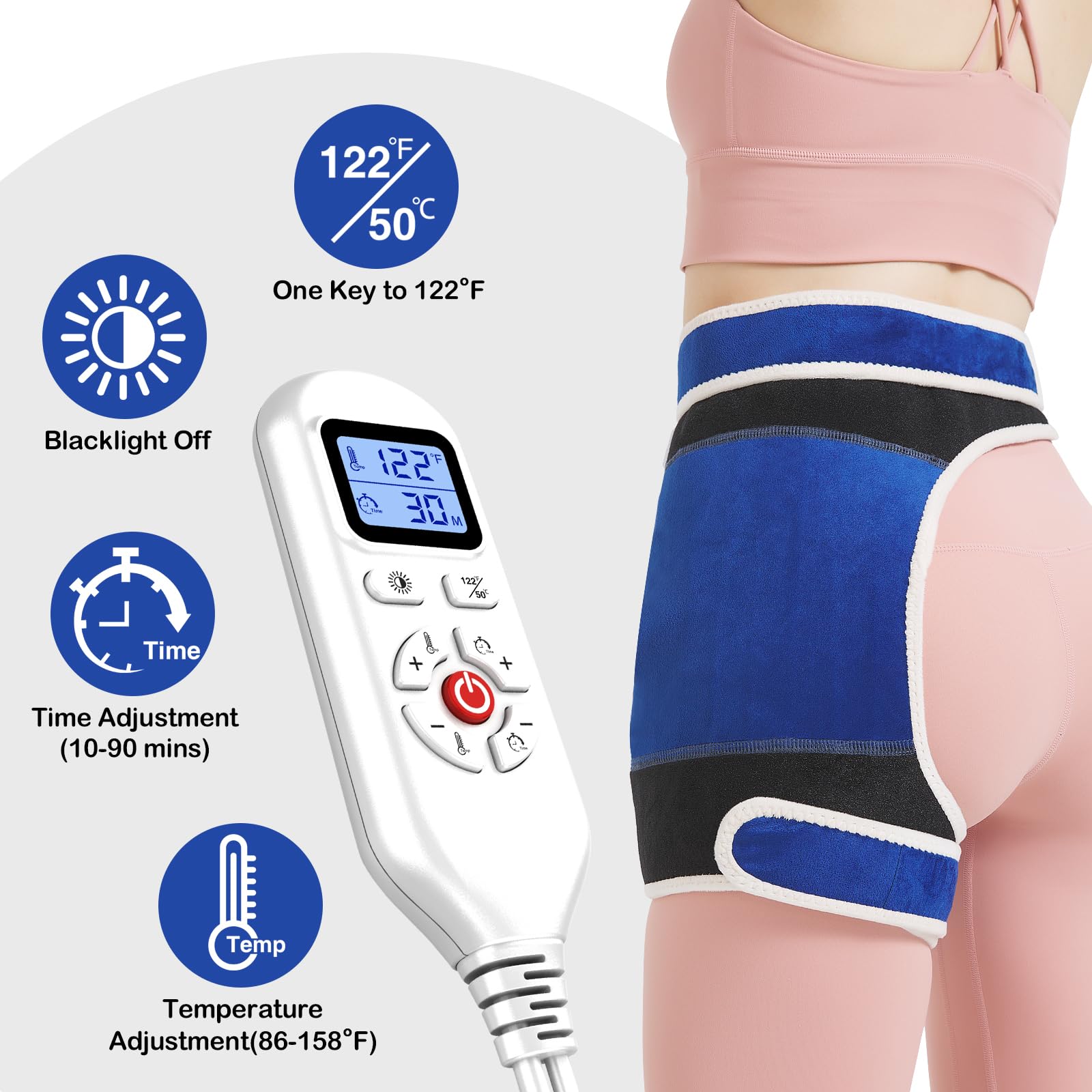 Confort du tissu doux AOKESTE pour une sensation agréable sur la peau.