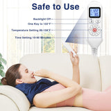 AOKESTE nappe-chauffante cervicale, grande surface pour le cou