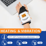 Réglage chaleur et vibration AOKESTE, confort personnalisé.