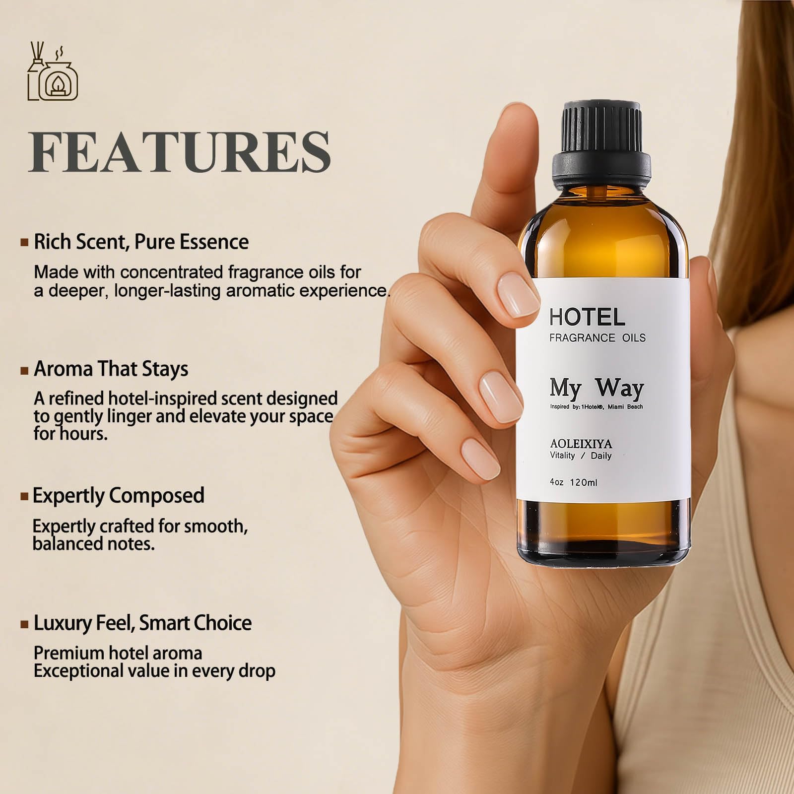 AOLEIXIYA My Way: utilisation polyvalente pour tous les diffuseurs.