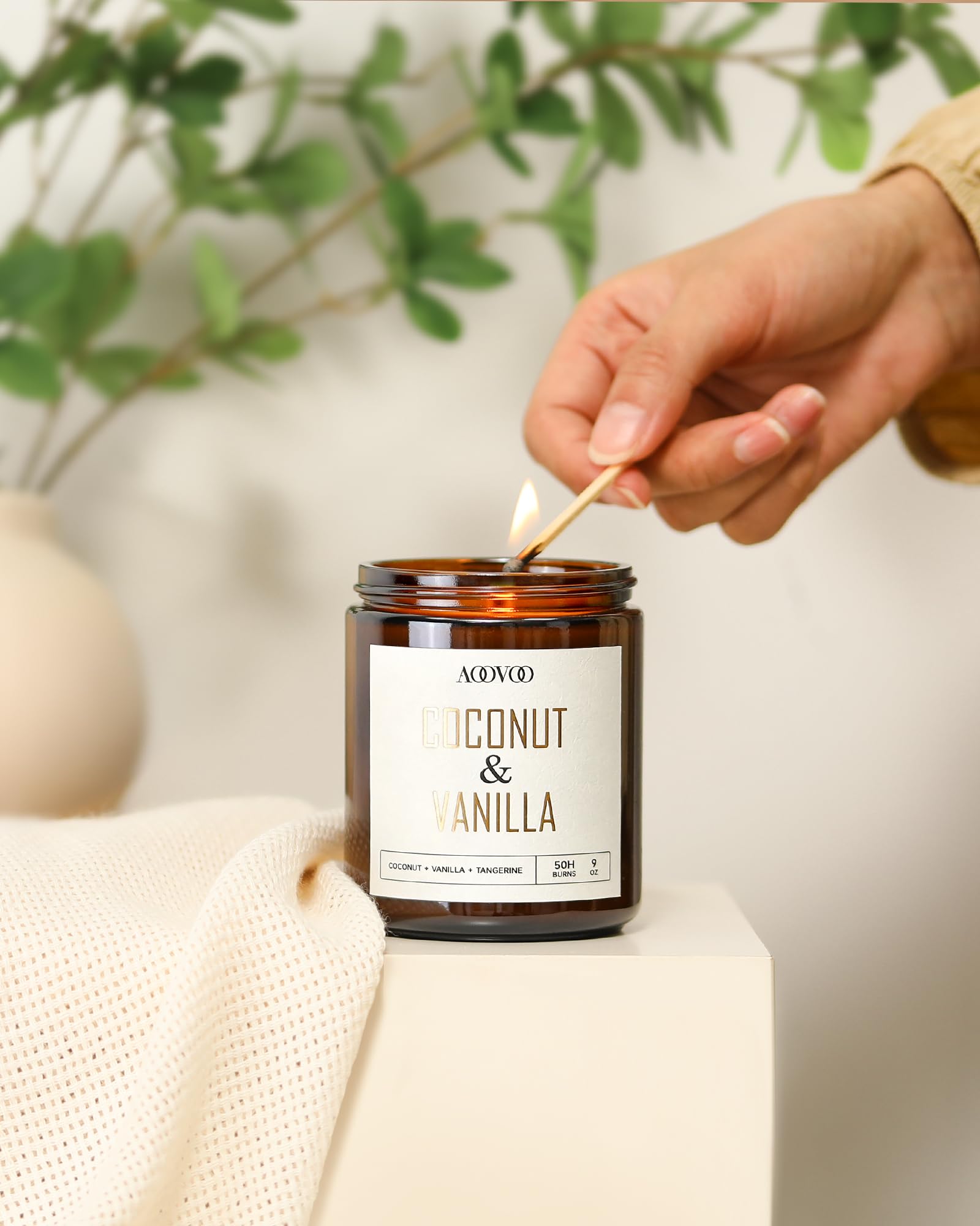 Emballage cadeau AOOVOO Coco Vanille, idée parfaite pour elle ou lui.