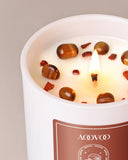 AOOVOO Bougie notes-noix-de-muscade-potiron, ambiance automnale chaleureuse.