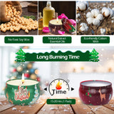 Emballage Noël Aottom, motifs festifs sur le coffret cadeau.