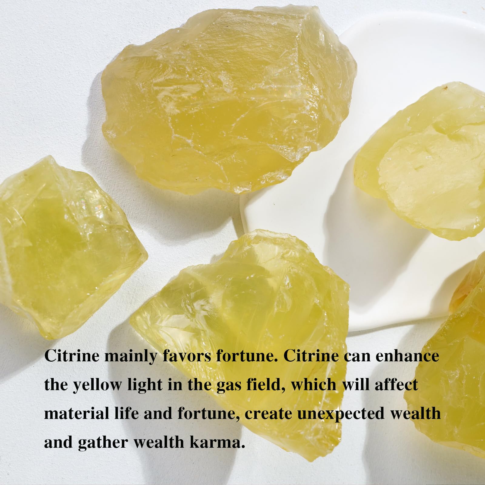 Apengshi Citrine brute pour meditation et creation de bijoux.