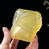 Apengshi Citrine brute – pierre naturelle pour collection et énergie positive.