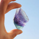 Apengshi Fluorite pour méditation, pierre calme et claire
