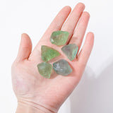 Apengshi fluorite verte, pierre roulée polie, idéale pour bijoux faits maison.