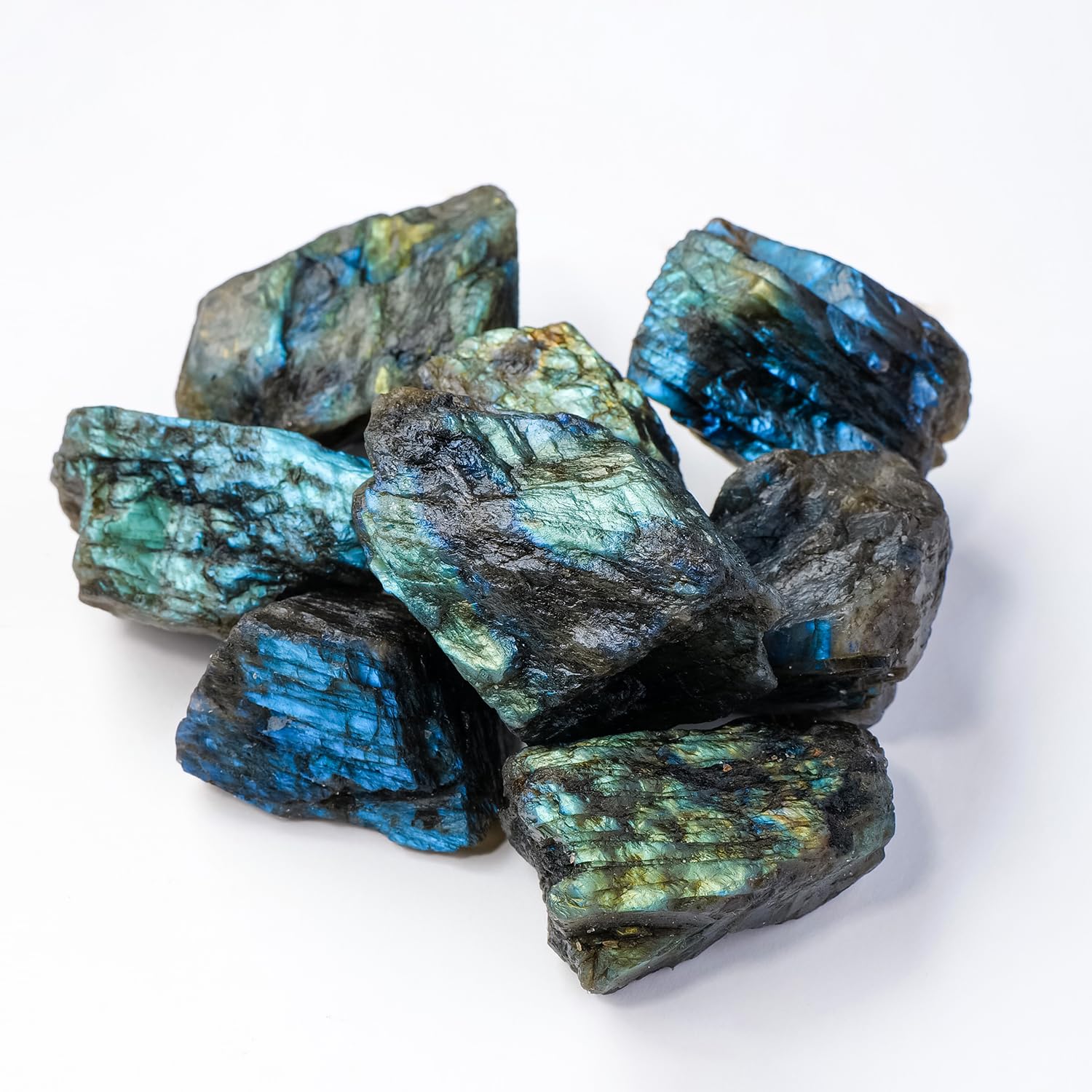 Apengshi Labradorite pierre décorative pour maison et bureau