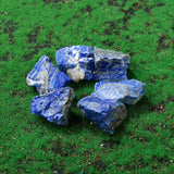 Apengshi Lapis Lazuli brut, pierre naturelle, pour fontaine intérieure et atmosphère sereine.